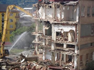Demolice budov a příprava území - Kampus UJEP, Ústí nad Labem