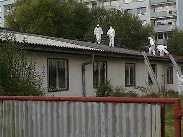 Bourací práce a likvidace azbestové zátěže - Ubytovna, Praha